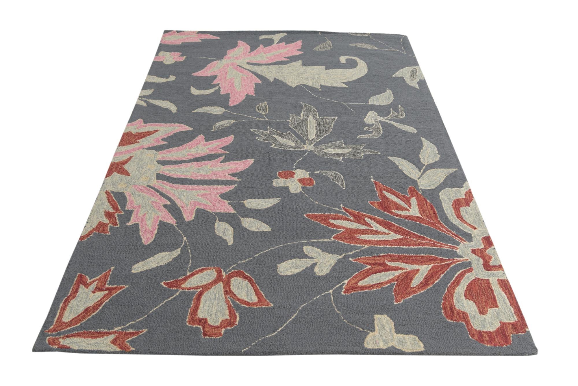 5' 1 x 8' 1 Agra Wool Rug