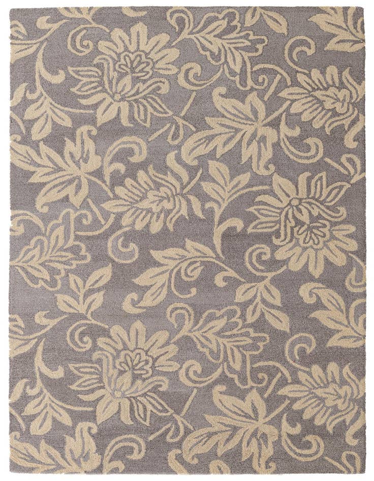 Detail image of 5' x 8' Agra Wool Rug