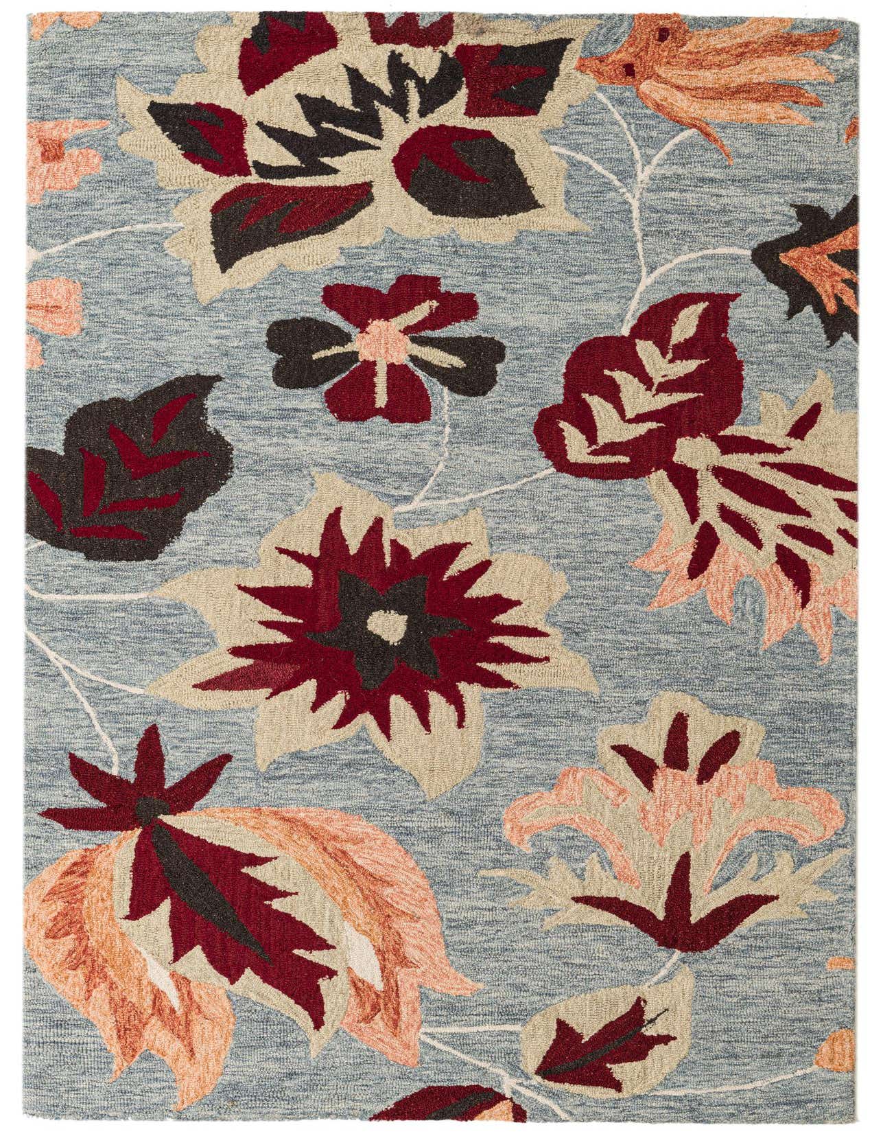5' 1 x 8' Agra Wool Rug