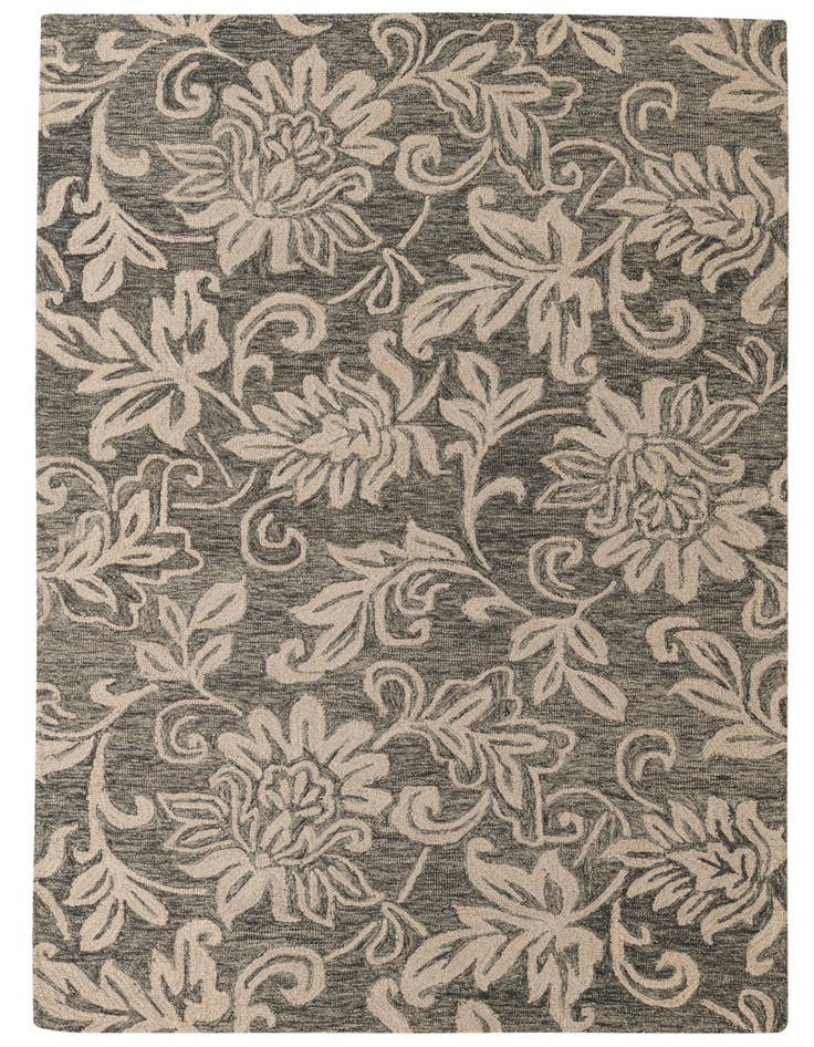 Detail image of 5' 1 x 8' Agra Wool Rug