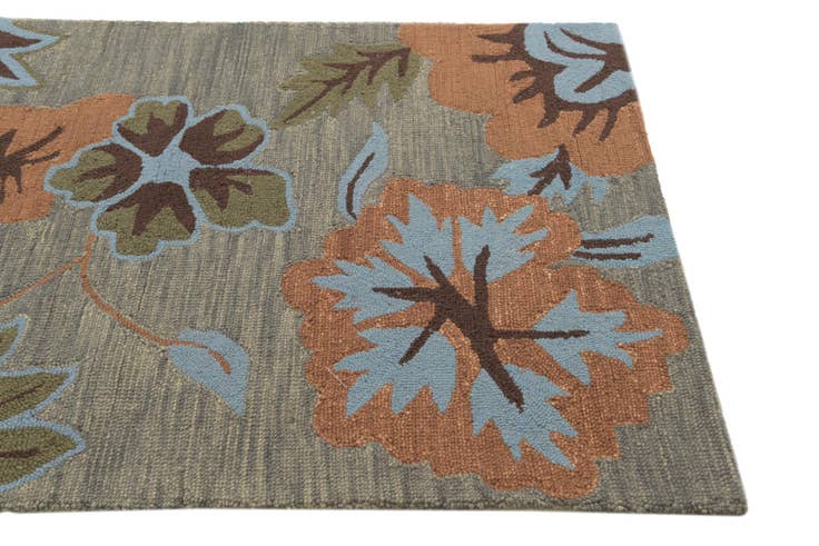 Detail image of 4' x 6' Agra Wool Rug