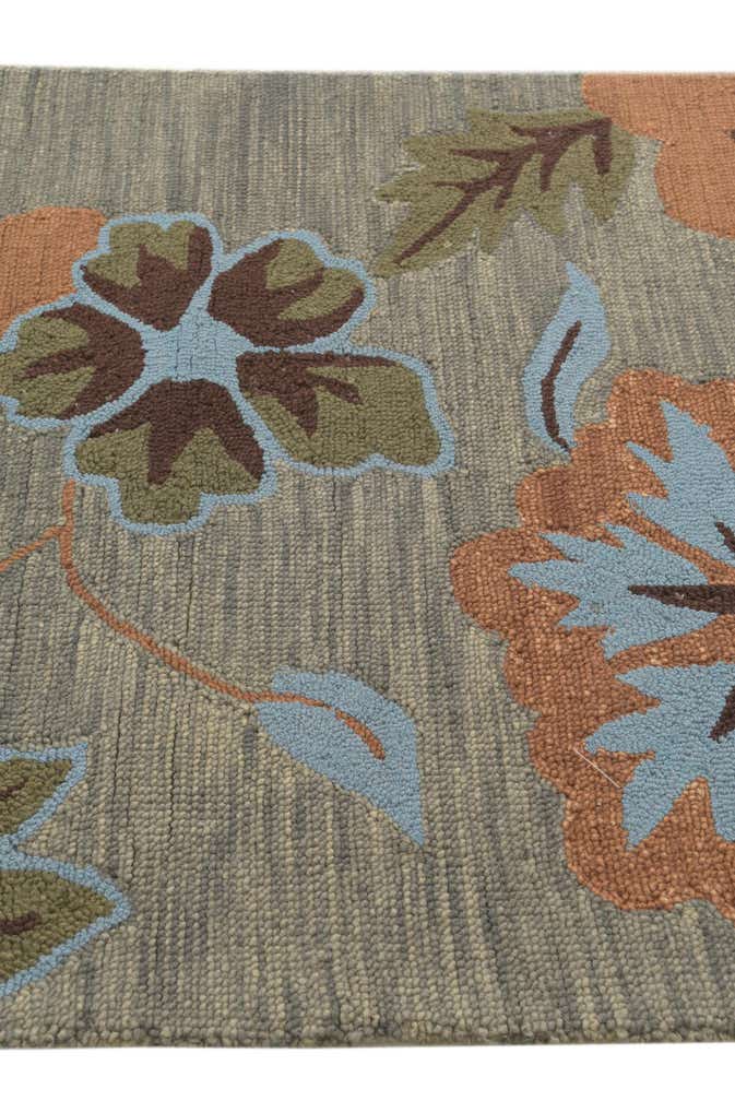 4' x 6' Agra Wool Rug