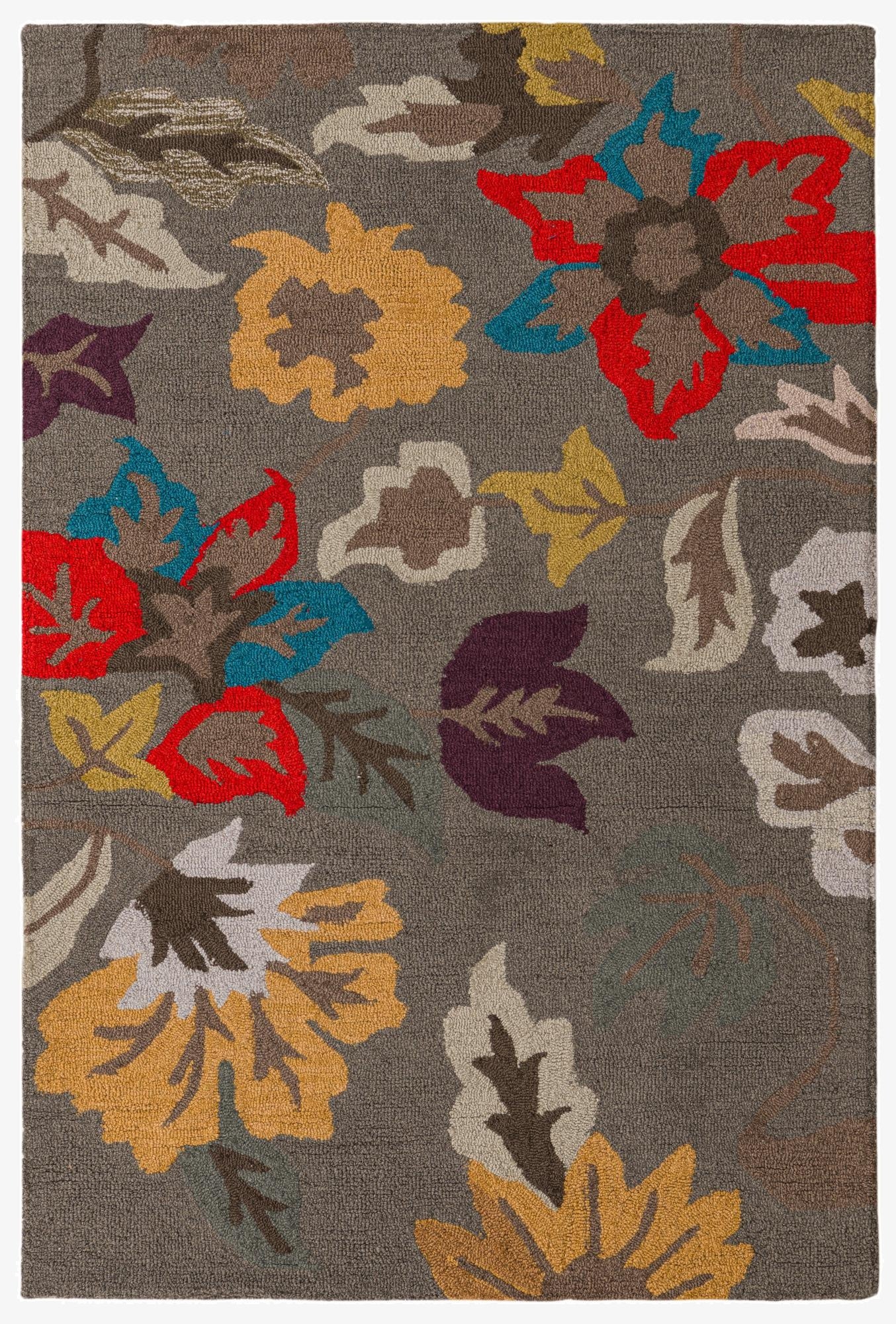 4' x 6' Agra Wool Rug