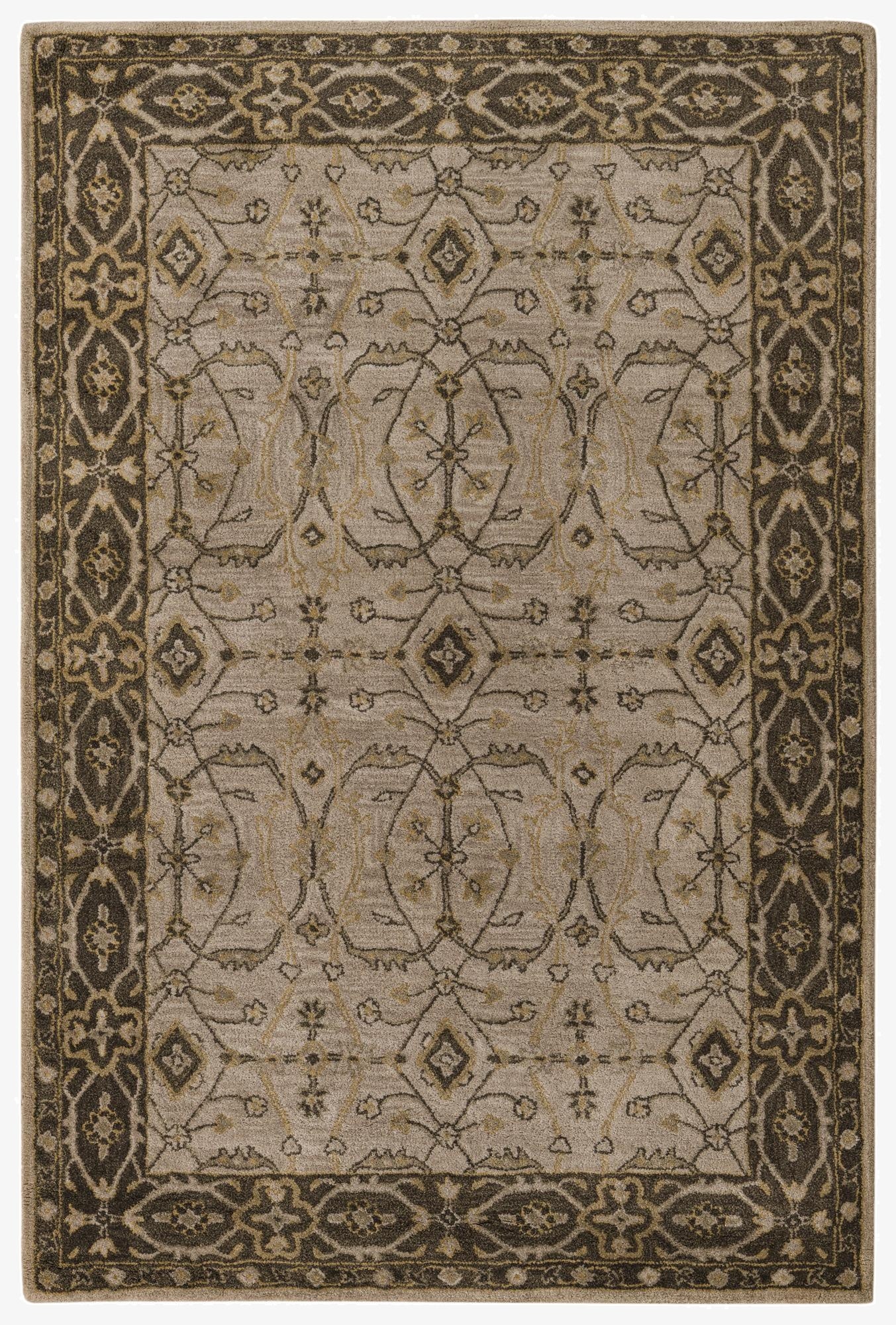5' x 7' 5 Agra Wool Rug