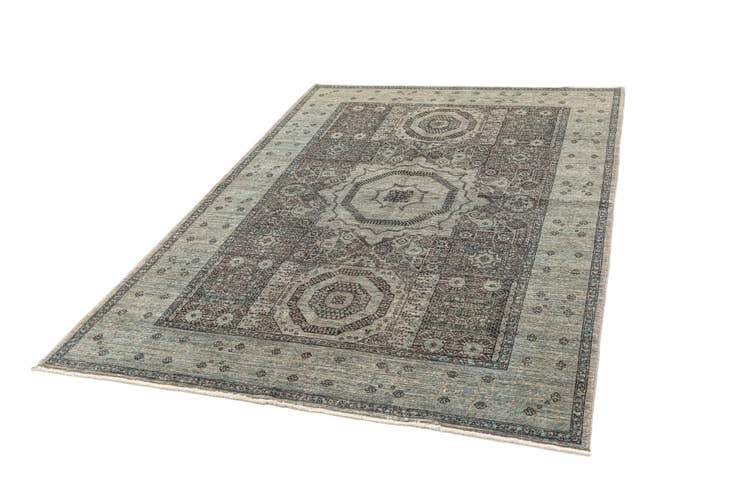 Detail image of 5' 7 x 7' 10 Hand Knotted Amina Rug
