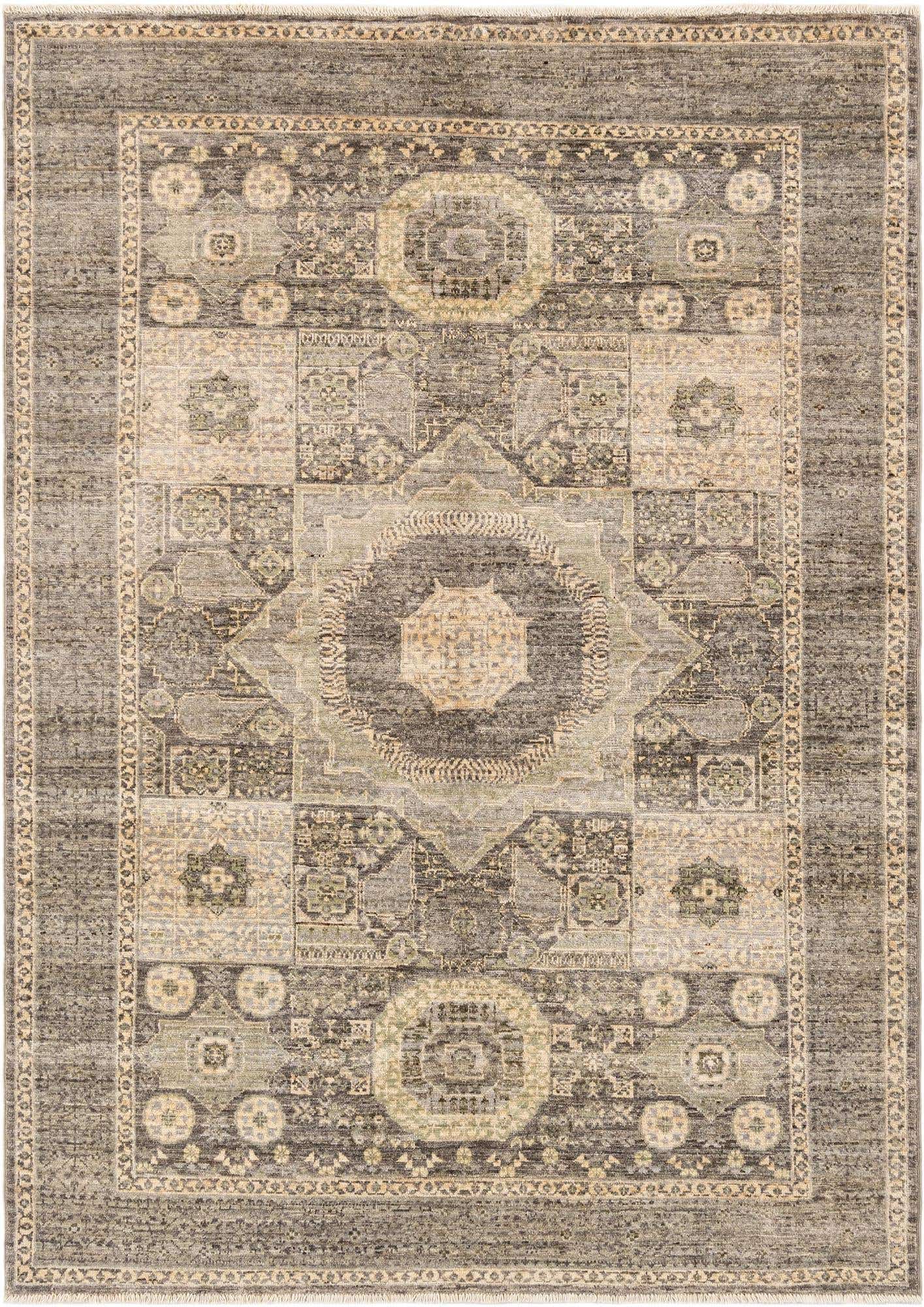4' 1 x 5' 9 Hand Knotted Amina Rug
