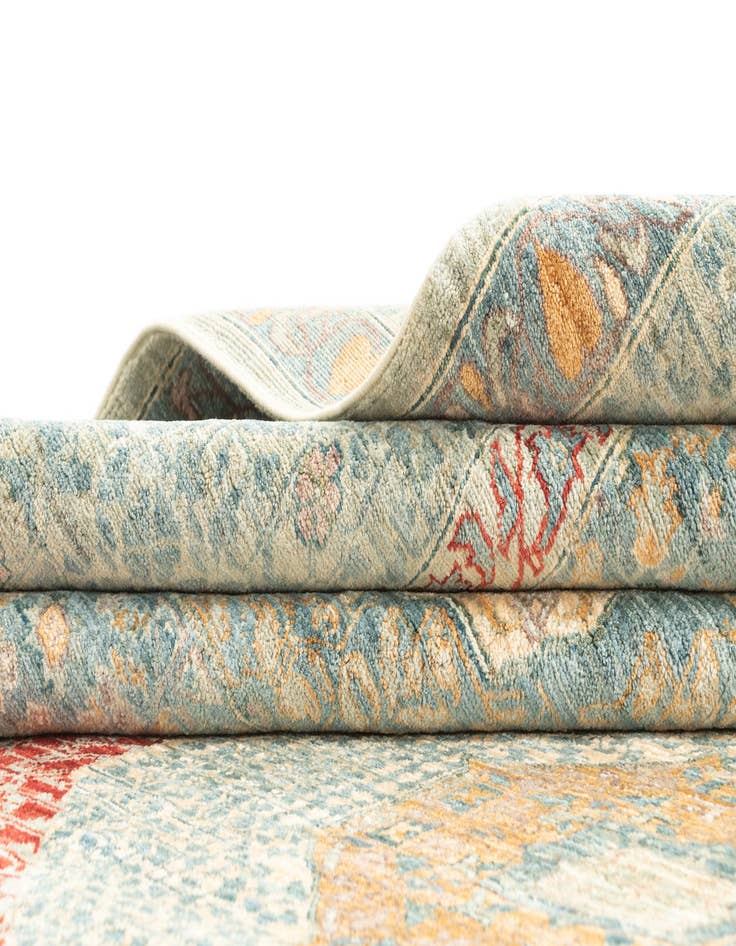 Detail image of 8' 6 x 9' 1 Hand Knotted Amina Rug