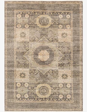 4' 1 x 5' 9 Hand Knotted Amina Rug