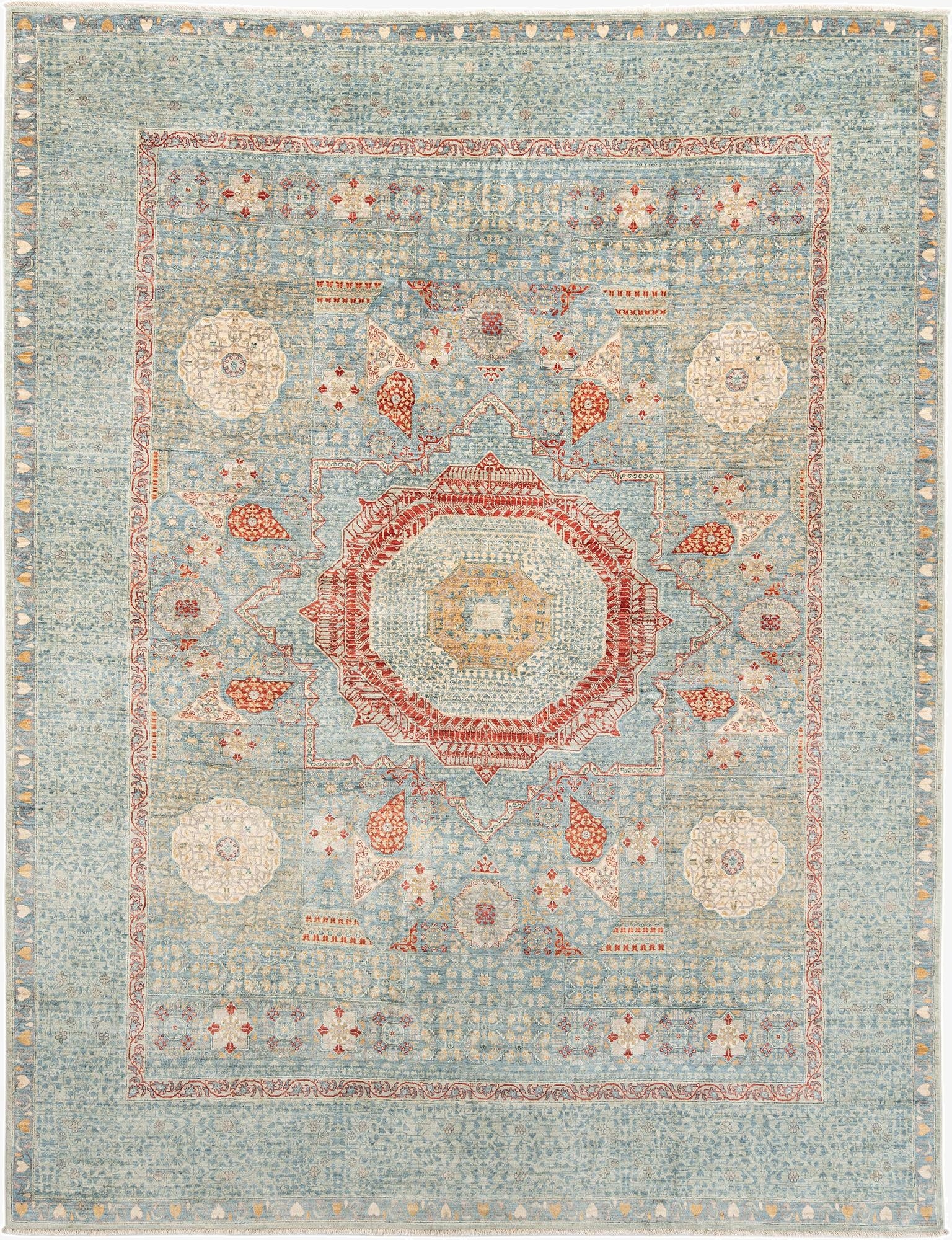 8' 6 x 9' 1 Hand Knotted Amina Rug