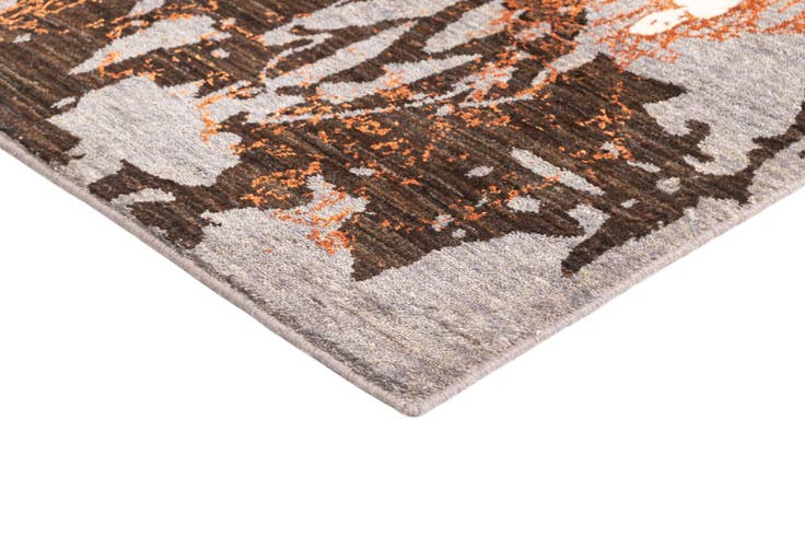 Detail image of 5' 5 x 7' 10 Hand Knotted Anar Rug