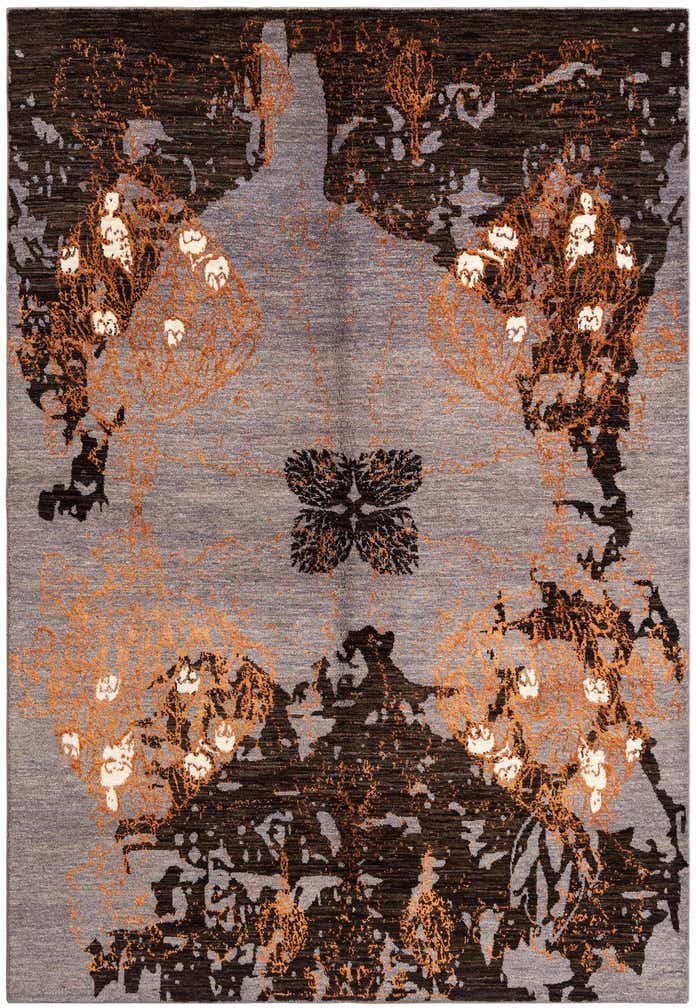 5' 5 x 7' 10 Hand Knotted Anar Rug
