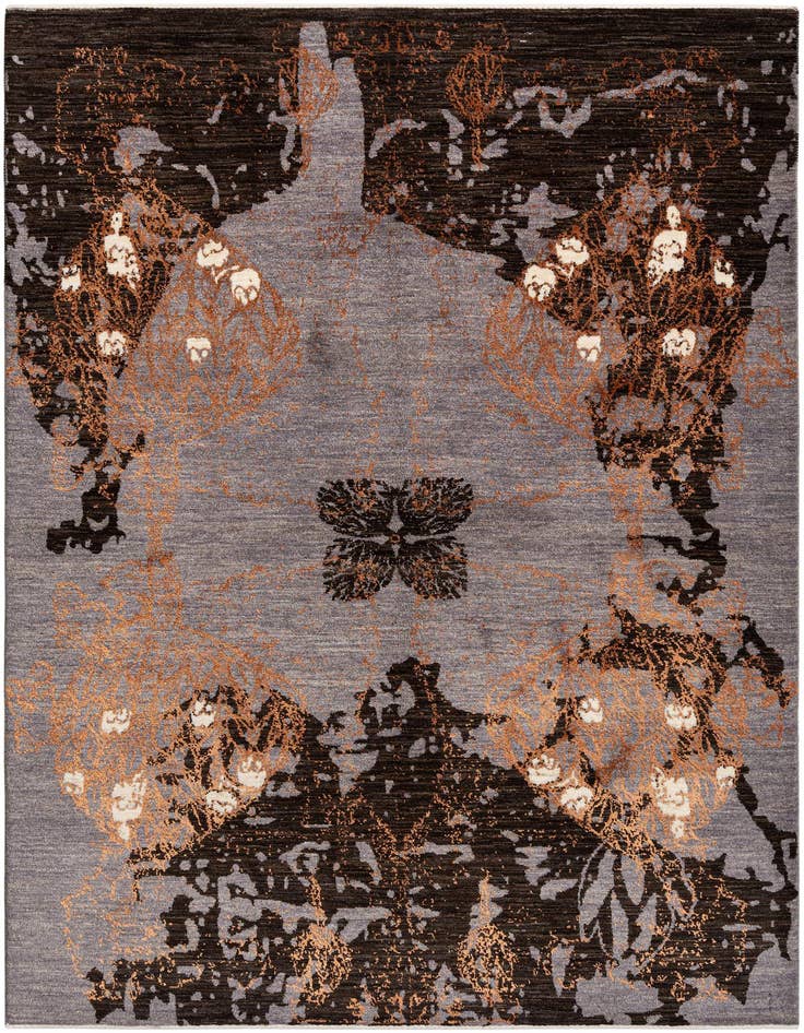 Detail image of 5' 5 x 7' 7 Hand Knotted Anar Rug