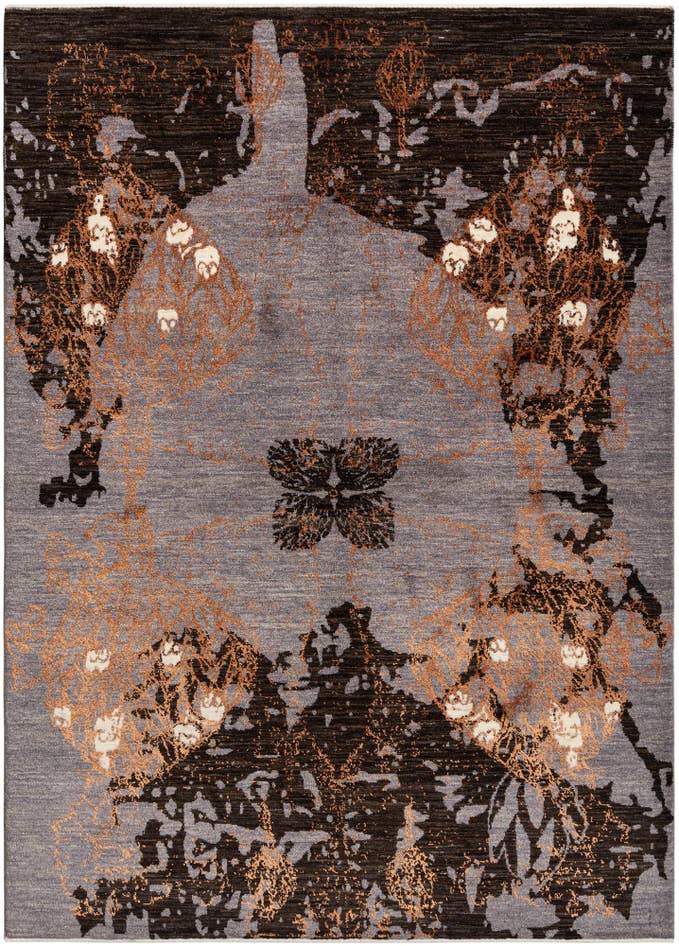Detail image of 5' 5 x 7' 7 Hand Knotted Anar Rug