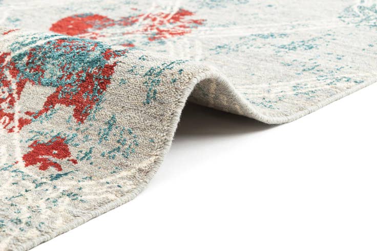 Detail image of 5' 4 x 7' 10 Hand Knotted Anar Rug