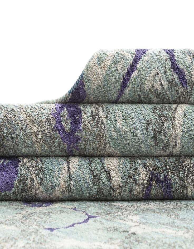 Detail image of 5' 8 x 7' 7  Hand Knotted Anar Rug