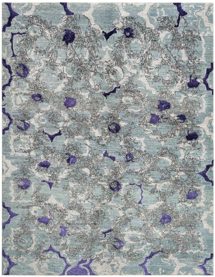 Detail image of 5' 8 x 7' 7 Hand Knotted Anar Rug