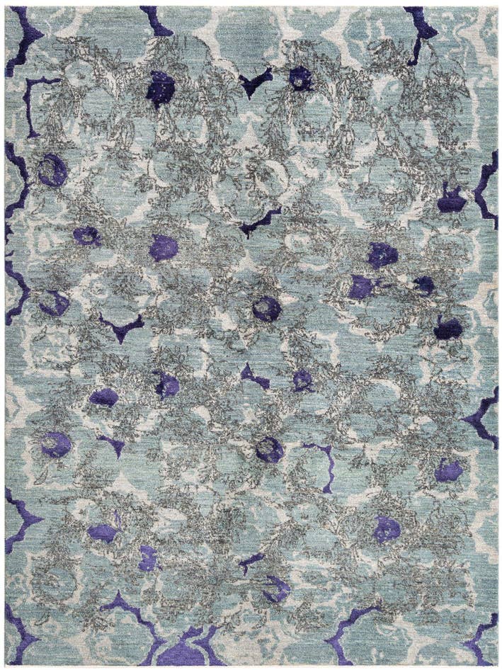 Detail image of 5' 8 x 7' 7 Hand Knotted Anar Rug