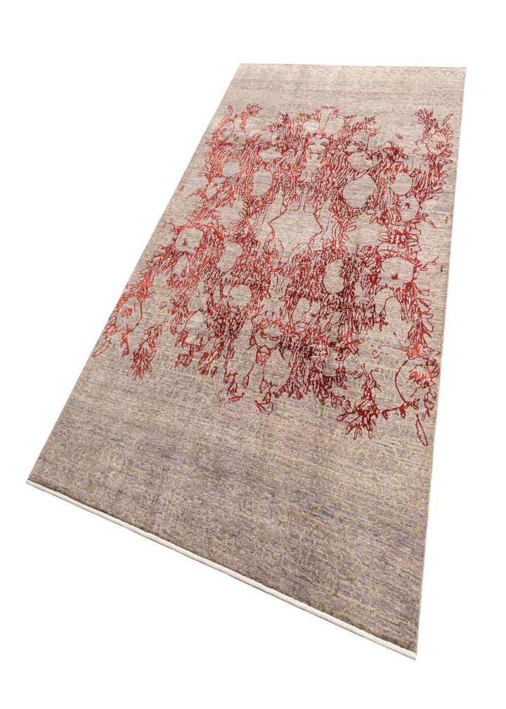 6' 9 x 9' 5 Hand Knotted Anar Rug