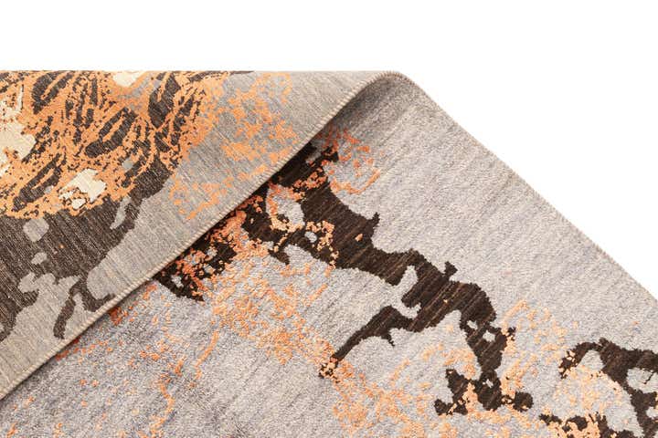 6' 7 x 9' 5 Hand Knotted Anar Rug