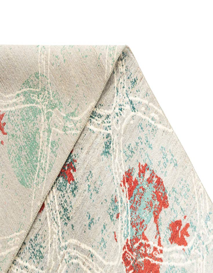 Detail image of 6' 6 x 9' 11 Hand Knotted Anar Rug