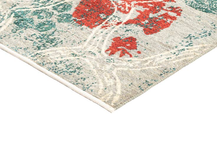 Detail image of 6' 6 x 9' 11 Hand Knotted Anar Rug