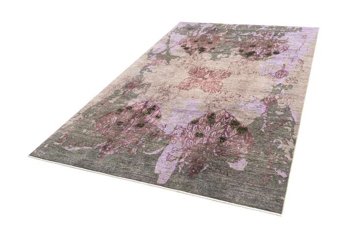 6' 4 x 10' Hand Knotted Anar Rug