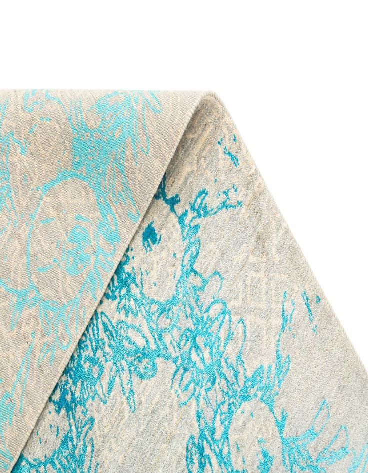 Detail image of 6' 9 x 9' 3  Hand Knotted Anar Rug