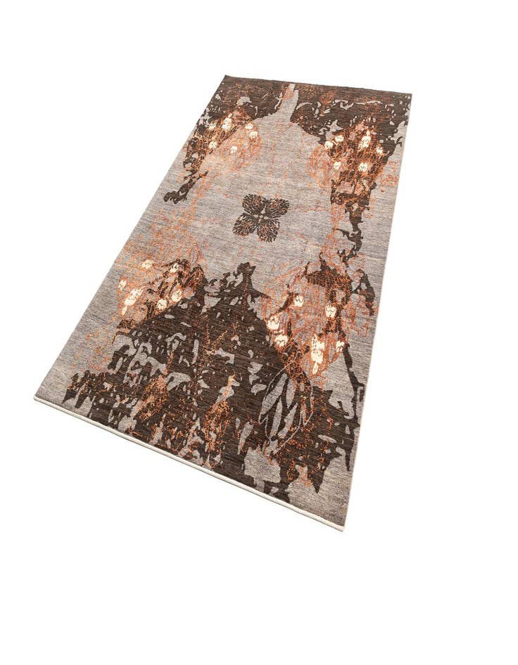 Detail image of 6' 6 x 9' 11 Hand Knotted Anar Rug