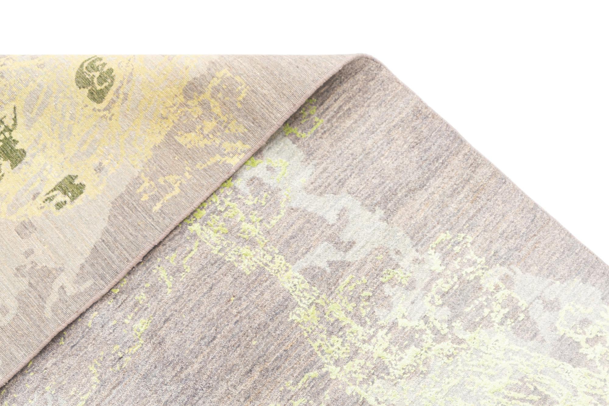 6' 9 x 9' 7 Hand Knotted Anar Rug