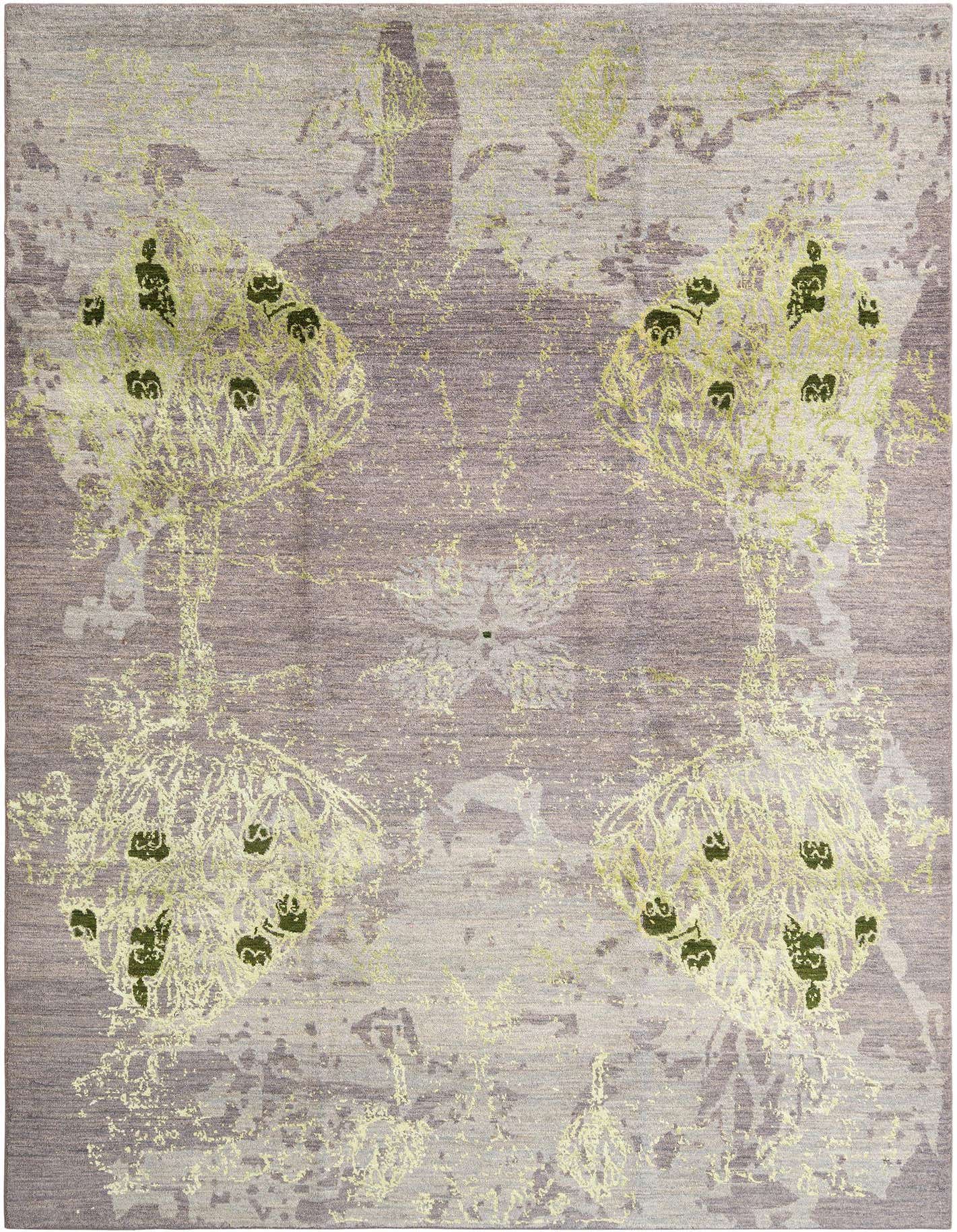 6' 9 x 9' 7 Hand Knotted Anar Rug