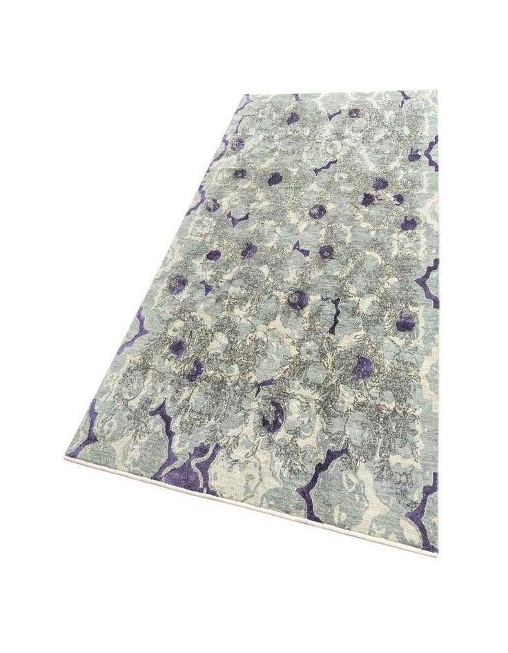 Detail image of 6' 4 x 9' 9 Hand Knotted Anar Rug