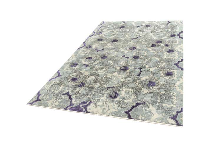 6' 4 x 9' 9 Hand Knotted Anar Rug