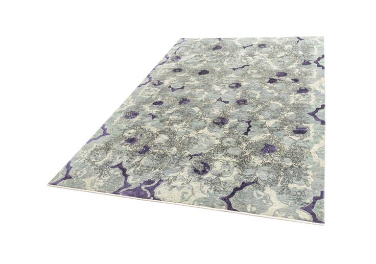 Detail image of 6' 4 x 9' 9 Hand Knotted Anar Rug