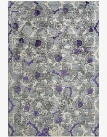 6' 6 x 9' 8 Hand Knotted Anar Rug