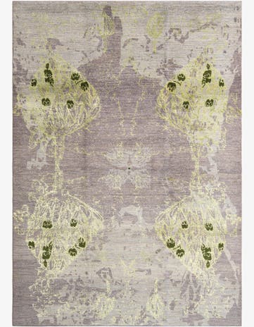 6' 9 x 9' 7 Hand Knotted Anar Rug