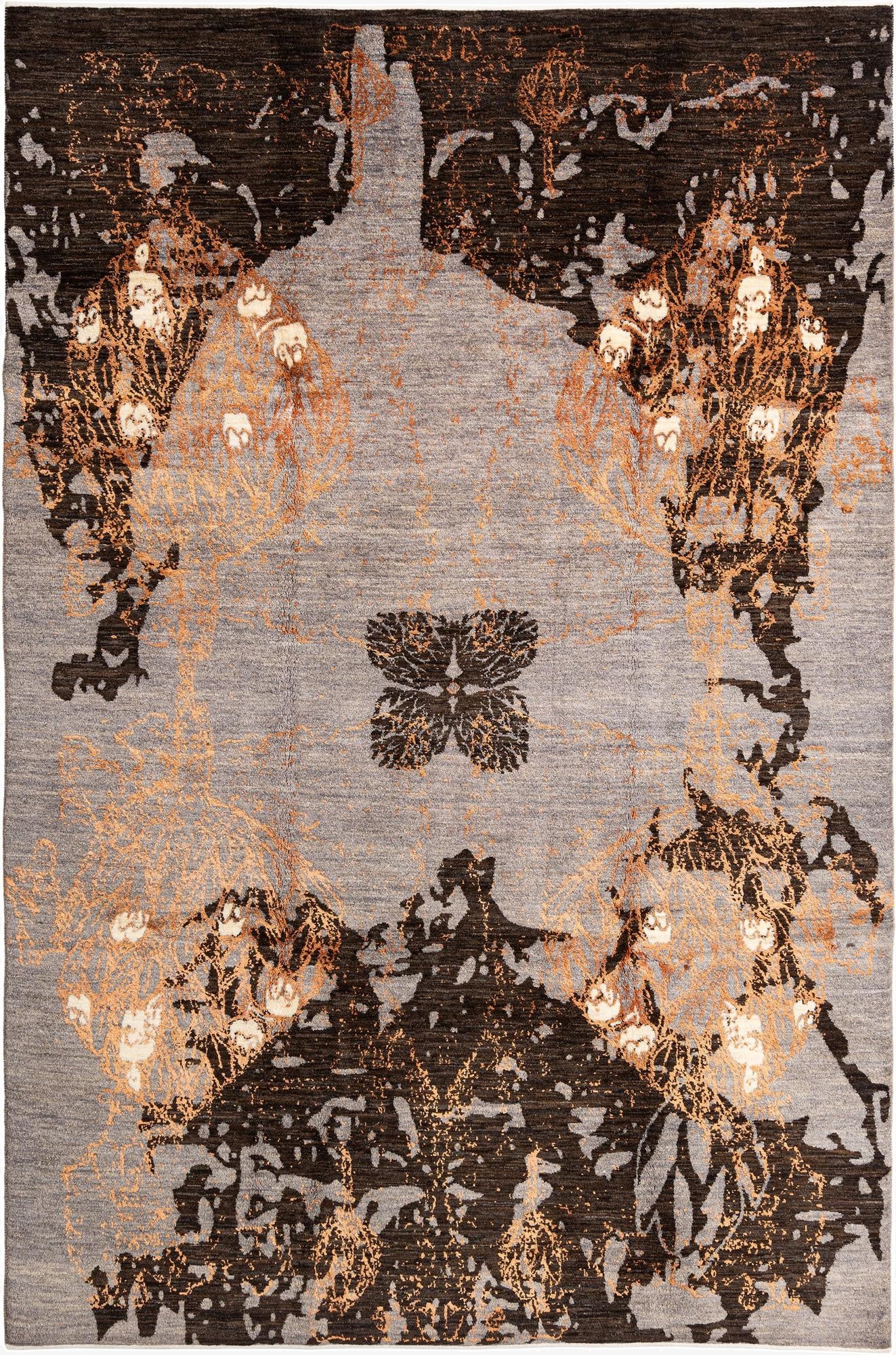 6' 6 x 9' 11  Hand Knotted Anar Rug