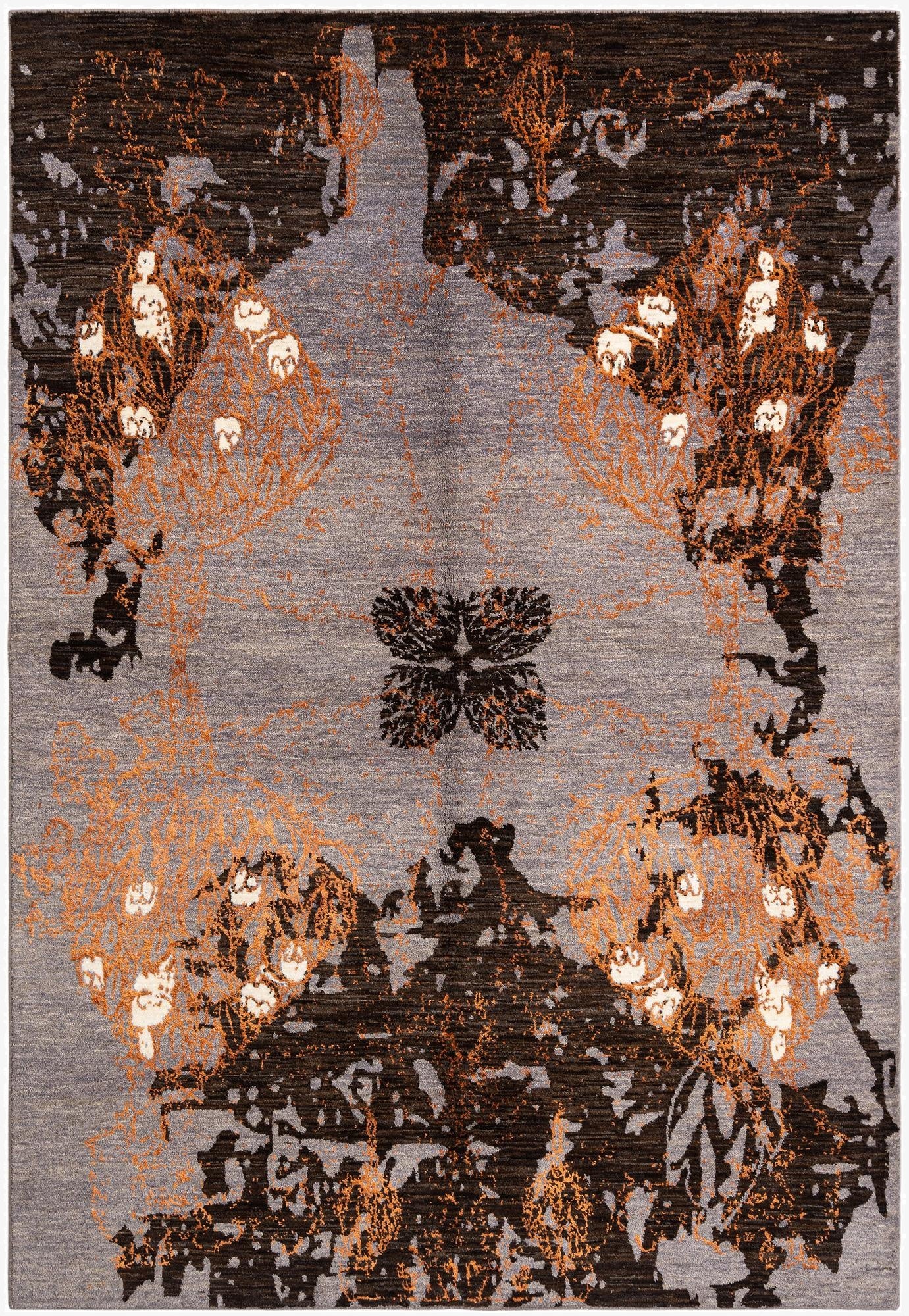 5' 5 x 7' 10  Hand Knotted Anar Rug