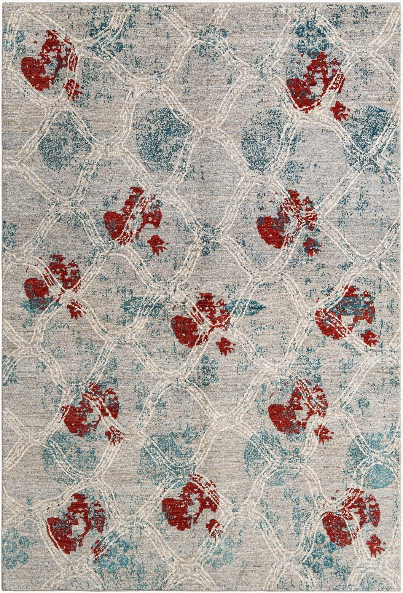 5' 4 x 7' 10  Hand Knotted Anar Rug