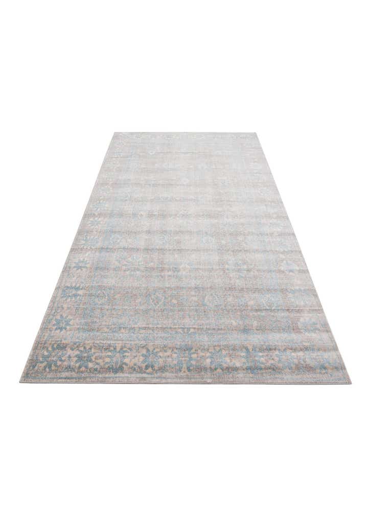 4' 10 x 8' Aqua Rug