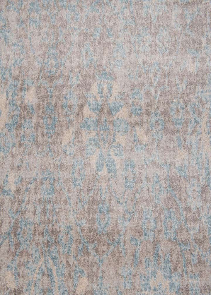 4' 10 x 8' Aqua Rug