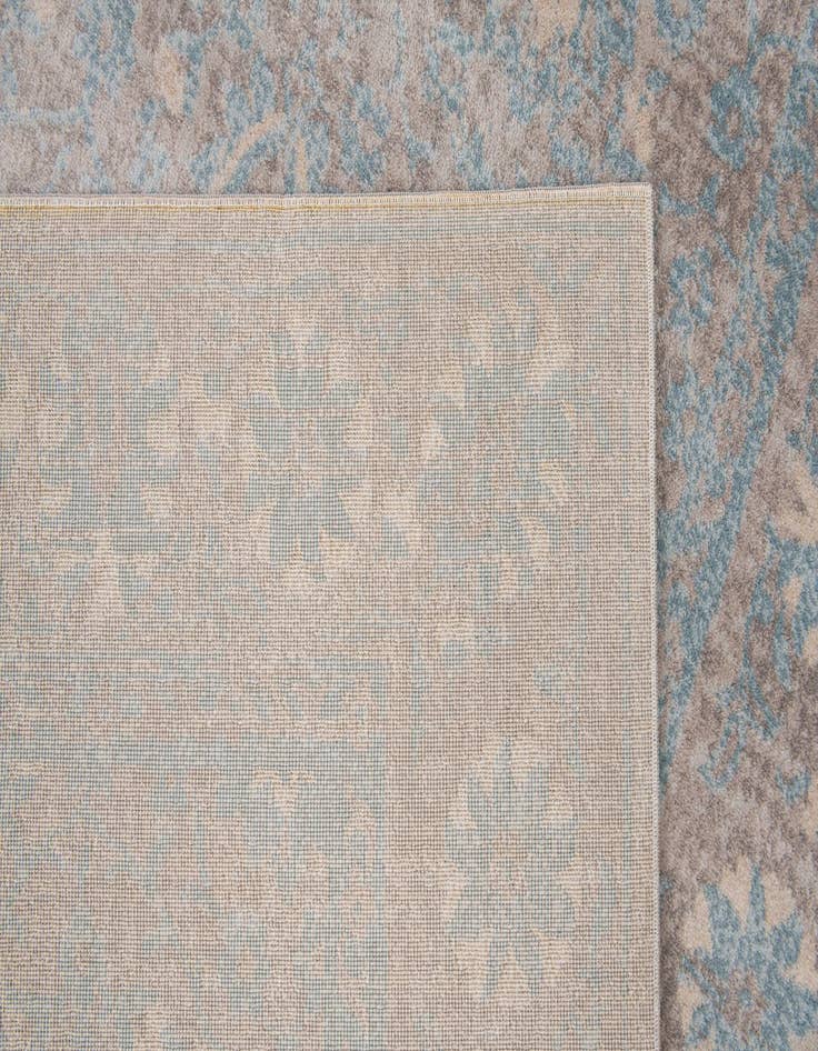 Detail image of 4' 10 x 8' Aqua Rug
