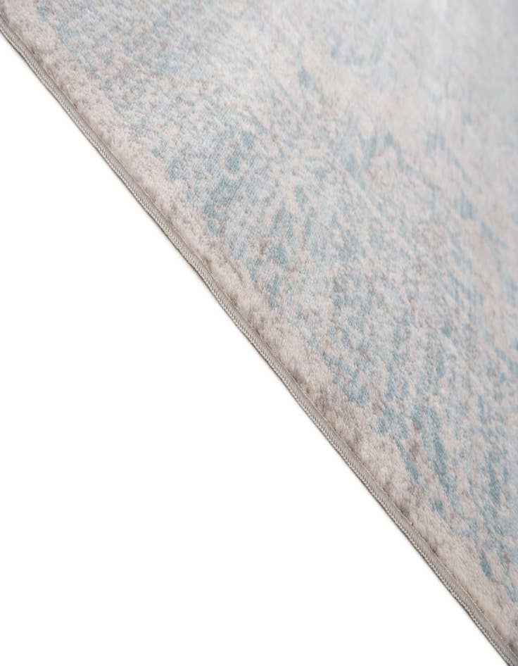 Detail image of 4' 10 x 8' Aqua Rug