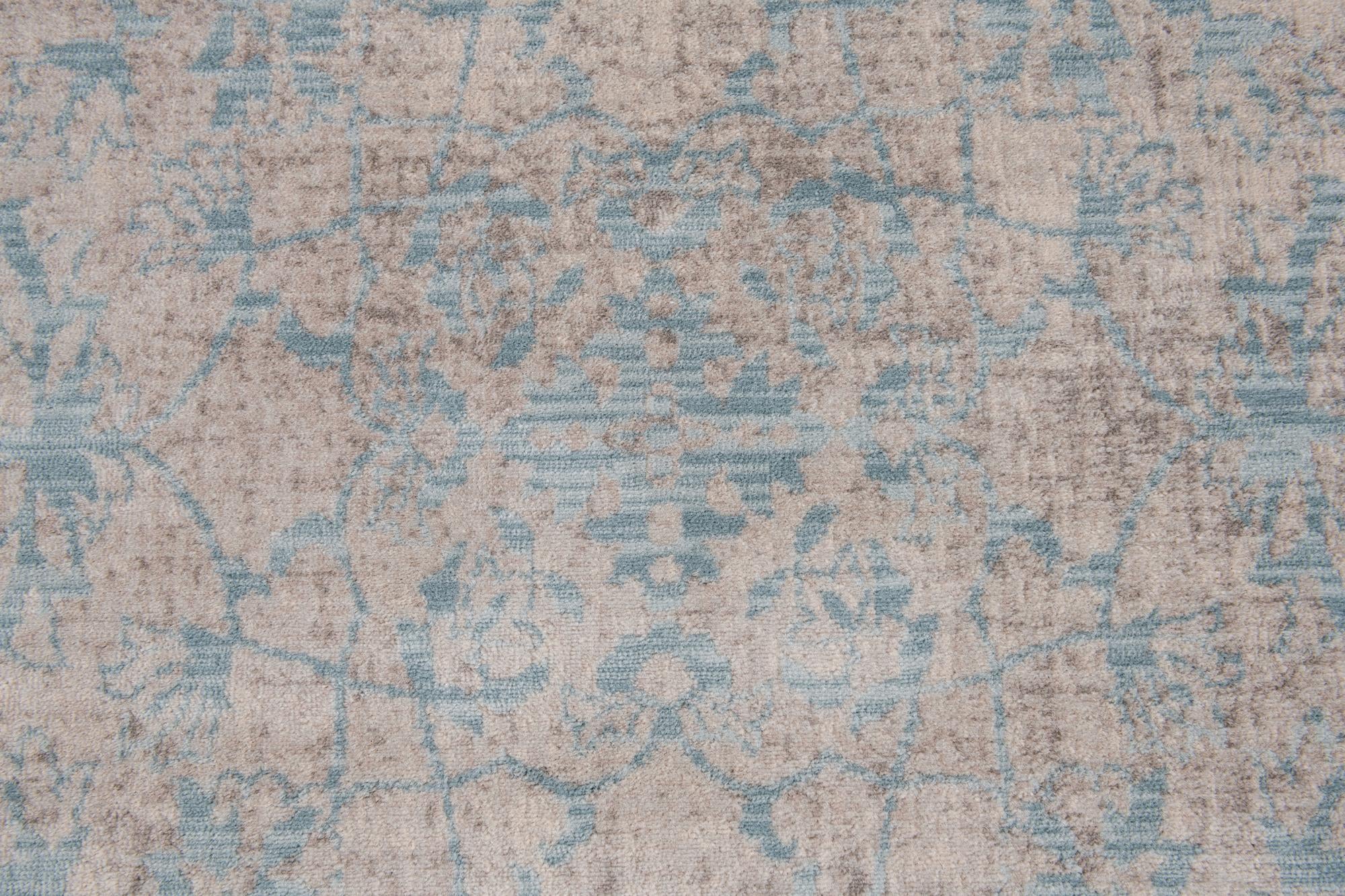 4' 10 x 8' Aqua Rug