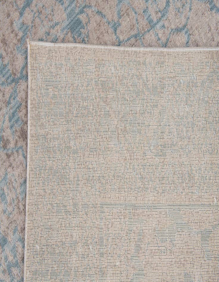 Detail image of 4' 10 x 8' Aqua Rug
