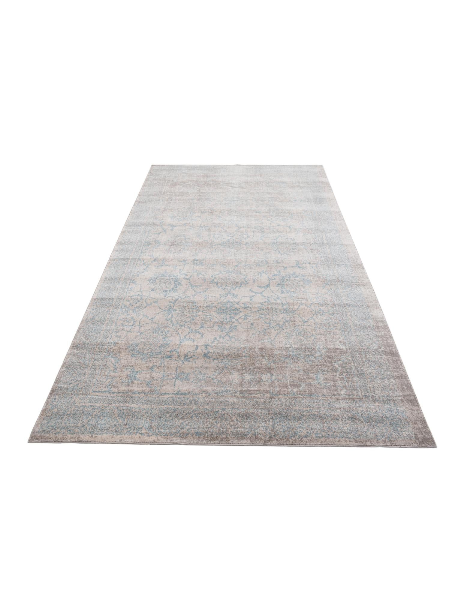 4' 10 x 8' Aqua Rug