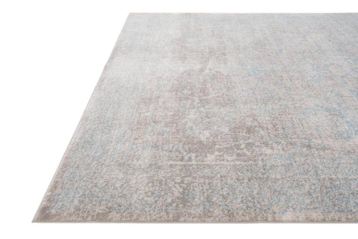 Detail image of 4' 10 x 8' Aqua Rug