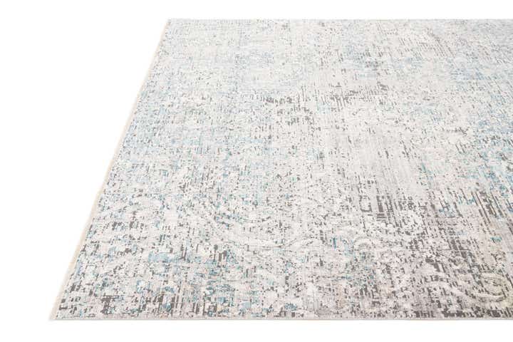5' 3 x 7' 6 Aqua Rug
