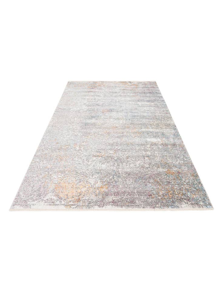 Detail image of 5' 3 x 7' 6 Aqua Rug