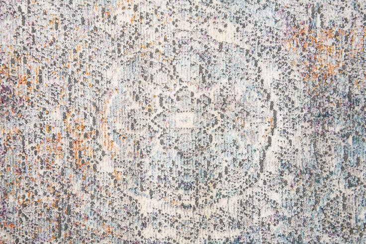 Detail image of 5' 3 x 7' 6 Aqua Rug