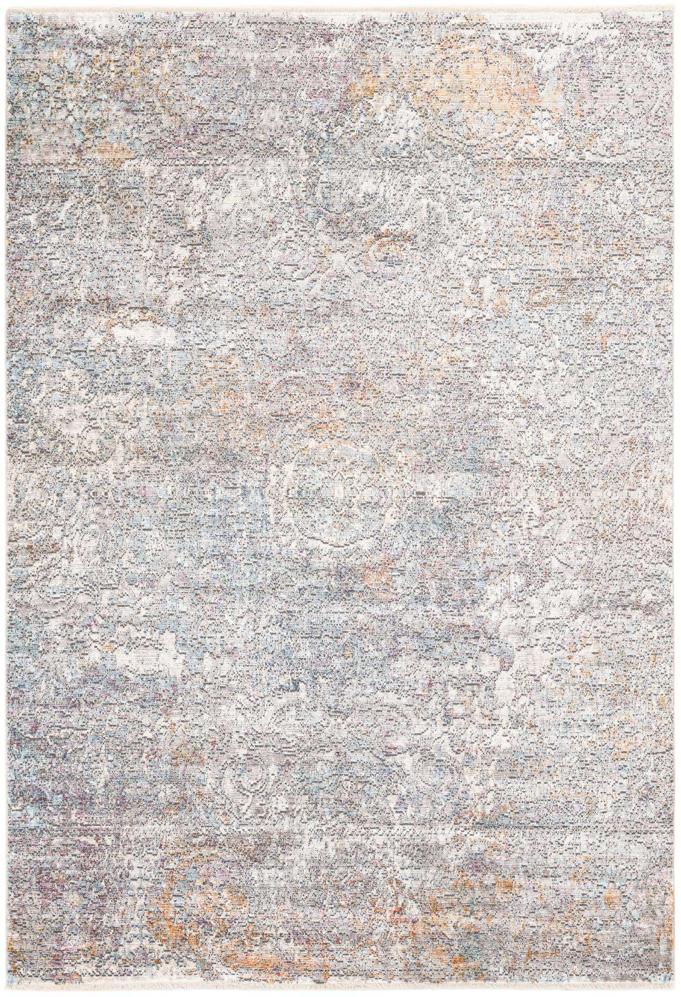 5' 3 x 7' 6 Aqua Rug